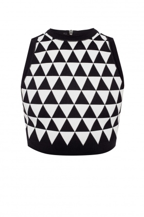 Top z wyszytym wzorem, zdjęcie 1 Top z wyszytym wzorem od Balmain